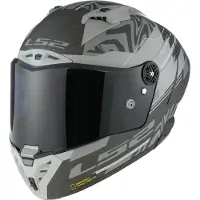 LS2 FF805 THUNDER C GP AERO POLAR Integralhelm matt schwarz S