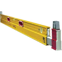 Stabila Teleskop-Wasserwaage Type 106 T, 213 – 376 cm, mit Abstandhaltern