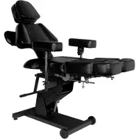 Activeshop Elektrischer Tattoo-Stuhl 606 Schwarz