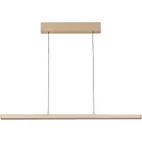 Fischer Leuchten FISCHER & HONSEL Pendelleuchte VALENO B 115 cm beige Hängelampe
