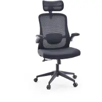 MyBuero Home Office Bürostuhl Vertuflex Schreibtischstuhl mit abklappbaren Armlehnen Stoff / Netzstoff Drehstuhl