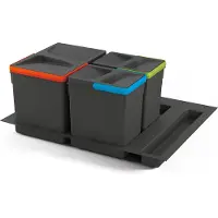 Emuca Behälterset Mit Recycelbarer Basis Für Küchenschublade
