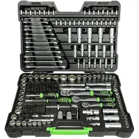 JBM Werkzeugsatz 216 Stücke Silber Silber One Size