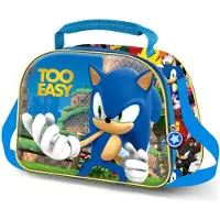 KARACTERMANIA Sonic The Hedgehog Easy Lunchtasche Blau Kinder Blau One Size