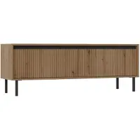 Selsey Osaka - TV-Möbel mit 2 Schubladen, Eichenholzoptik Evoke, 140 cm