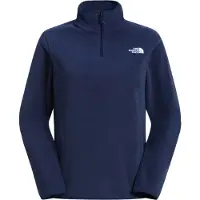 The North Face - Fleecepullover mit halbem Reißverschluss - W Glacier Fleece 1/4 Zip Jacket Summit Navy für Damen - Größe S - Navy blau