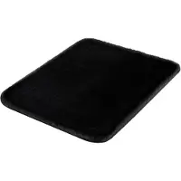 Kleine wolke Badematte "Cony", rutschhemmend beschichtet, fußbodenheizungsgeeignet, Badteppich, Fell-Optik, Uni Farben, besonders weich & kuschelig