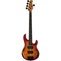 Sterling By Music Man Sterling StingRay 5 HH RAY35HH Spalted Maple Blood Orange Burst
