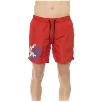 Bikkembergs Rote Badeshorts aus Polyester