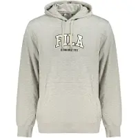 FILA Rifredi Regular Graphic Hoodie Light Grey Melange Größe: 2XL | Kaputzenpullis Outlet | Herren | Grau