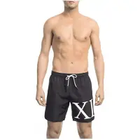 Bikkembergs Schwimmshorts mit römischer Zahlen Grafik
