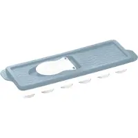 Keeeper Eiswürfeldose "ivo", mit Deckel, nordic-blue Clip zum Befüllen, für 12 Eiswürfel, Deckel: blau