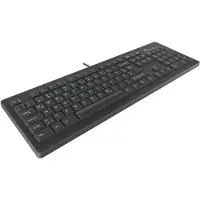 Contour Design Design Active Key ClassicClean Medizinische Tastatur Abnehmbare Abdeckung Full-Size Kabelgebunden Schwarz DE C8100