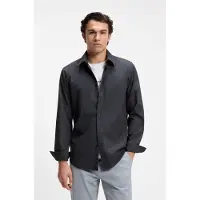 BOSS Regular-Fit Hemd aus Baumwoll-Popeline mit gesticktem Logo Grösse XXL
