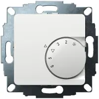 Eberle UP-Raumregler UTE 1001 RAL9016 glanz 50x50 mm Temperatur 5-30 C, AC 230V