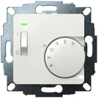 Eberle UP-Raumregler UTE 1011 RAL 9010 glanz 50x50 mm Temperatur 5-30 C, AC 230V