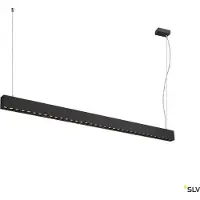 SLV 1010514 GLENOS PRO, Pendelleuchte, 1,5m, DALI, UGR16, Pendellänge 210 cm, 3000K, 75°, schwarz