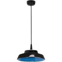 Zafferano Circus Black 24 LED-Pendelleuchte-Blau-mit LED (3000K)