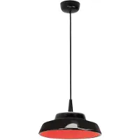Zafferano Circus Black 24 LED-Pendelleuchte-Rot-mit LED (2700K)