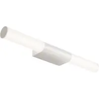 Zafferano Sticks Verstellbare LED-Wand- und Deckenleuchte, mattweißer Aluminiumrahmen, 15,5 W, TRIAC-dimmbar, IP54, 50 cm hoch