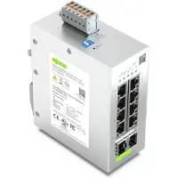 Wago 852-1813 Lean-Managed-Switch,8 Ports 1000Base-T, 2-Slot 1000BASE-SX/LX