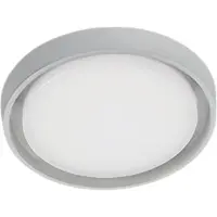 Zafferano Alu 25W LED Wand- und Deckenleuchte, rund, 27 cm, in mattweißem Aluminium, Diffusor aus satiniertem Polycarbonat, Schutzart IP54