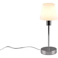 TRIO - Tischlampe LUIS II - Grau - 12x12x32 cm