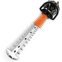 FUXTEC Profi Heckenschere FX-MHP126 - 80cm XXL Schwert | 6,3Kg | 25,4ccm | 2-Takt | 450ml Tankinhalt | 0,75kW | 3000 U/min