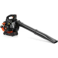 FUXTEC Benzin Laubbläser 1PS / 0,7kW Leistung Laub mit 60m/s Luftgeschwindigkeit entfernen nur 4,5Kg FX-LB126ECO