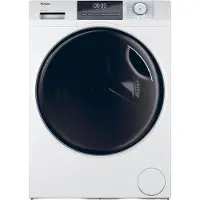 Haier I-Pro Series 1 HWD90-BP14929A, Frontlader, Freistehend, Weiß, Links, Schwarz, Schwarz