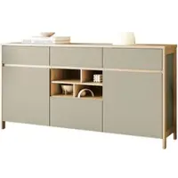 Furn.Design Sideboard "Finnes" in Salbei und Eiche Kommode skandinavisch 164 cm, Soft-Close