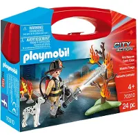 Playmobil City Action Fire Rescue Carry Case, 4 Jahr(e), Mehrfarbig