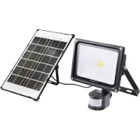 Sygonix SY-5461110 Solar-Spot mit Bewegungsmelder 30 W Leuchtfarben: Neutralweiß