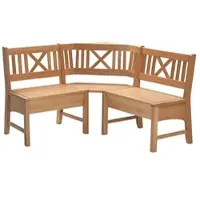 58 aufm Kessel ECKBANK Deborah 204 x 204 x 87 Massivholz Buche lackiert | Gr.: onesize