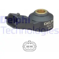 Delphi Klopfsensor AS10177 für TOYOTA Yaris Schrägheck (P9)