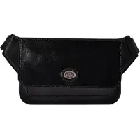 The bridge Umhängetasche Stouo Bum Bag Nero / Palladio o Nickel