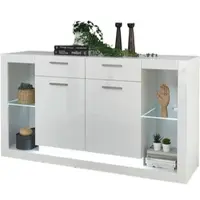 Furn.Design Sideboard "Ladis" in weiß Hochglanz Kommode 150 x 83 cm