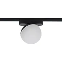 LEDKIA LED-Strahler für Magnetschiene 25mm SuperSlim 10W 48V Schwarz Ø100 mm 2700K Warmweiß