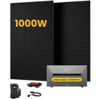 Anker Solix Balkonkraftwerk 920 Wp Mit Solarbank 2 E1600 Mit Smart Meter