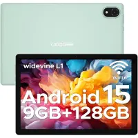 Doogee U10 - Tablet Android 15, 10,1 Zoll, 9GB(4+5)RAM+128GB (bis 1TB erweiterbar), WiFi 6