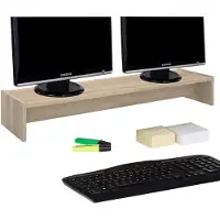 Idimex MONITORSTÄNDER ZOOM Sonoma Eiche