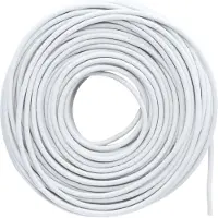 Dsit CAT6 Netzwerkkabel, U/UTP, AWG 24/7 (Flexibel), 100 Meter, Grau, CCA
