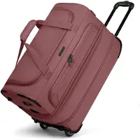 Redolz Reisetasche Trolley Duffle Essentials Wheeled Duffle Exp. Rose altrosa 55cm