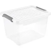 Keeeper Storage box with lid Leonie, 16.6l, 37.5x28.5x23.5cm