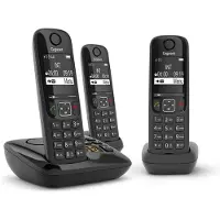 Gigaset AS690A Trio Schwarz Festnetztelefon
