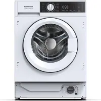 Heinner HWM-BI814IVA Einbau-Waschmaschine 8 kg, Dampfprogramm, 1400 U/min, , Weiß