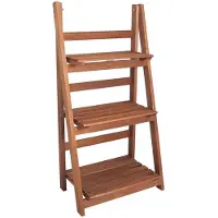 Gerimport Aufbewahrungsschrank/Hangeschrank - mit 3 Einlegeboden - Holz - 41 x 26 x 80 cm - Bad/Wohn
