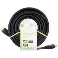 Nedis N CVGL34060BK100 - HDMI A-Kabel, 4K@60Hz, Schwarz, 10,00 m