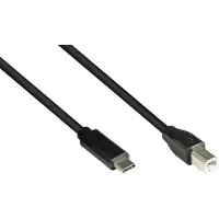 GOOD CONNECTIONS Alcasa 2510-CB050 USB Kabel 5 m USB 2.0 USB C USB B Schwarz (2510-CB050)