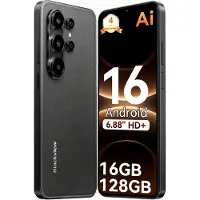 Blackview Wave 10C smartphone Ohne Vertrag, Android 16, 6.88", 120Hz, 1080p, Dual SIM, Face ID, 5000 mAh, Gemini AI, DokeOS 5.0, 1080p, 4G